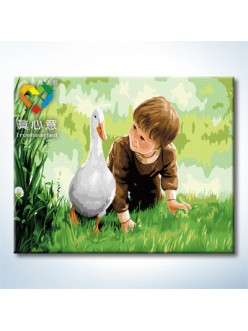 Мальчик и гусь (HB4050235)