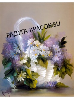 Корзина ромашек (MG276)